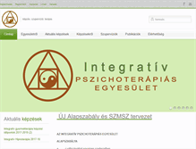 Tablet Screenshot of integrativ.hu